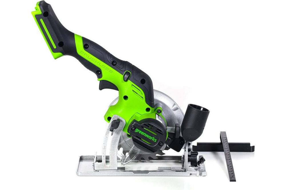 Пила дисковая аккумуляторная мини GREENWORKS 24 V без акк и з/у   1501207