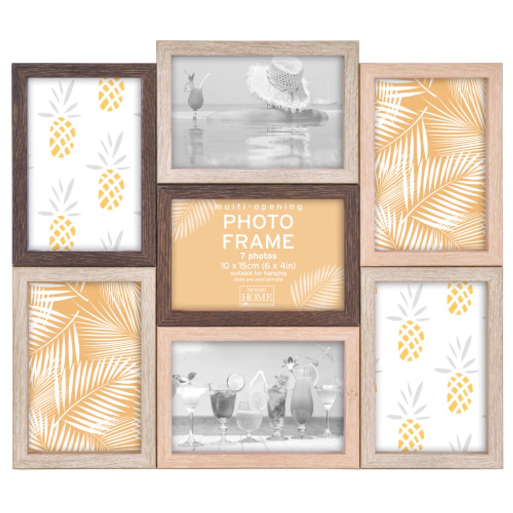 Innova PI09785 фоторамка 7 фото, 7x 10*15cm Modena Trio , дерево | Innova