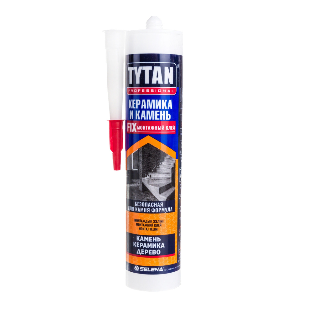 Клей монтажный для камня и керамики акрил.белый 310мл. "TYTAN PROFESSIONAL"