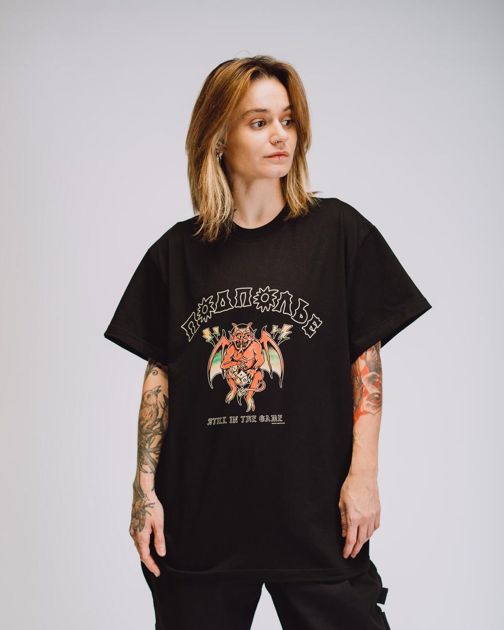 Футболка Подполье Still черная