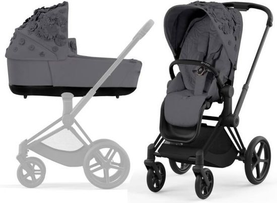 Коляска 2 в 1 Cybex Priam 4 2022. Simply flower