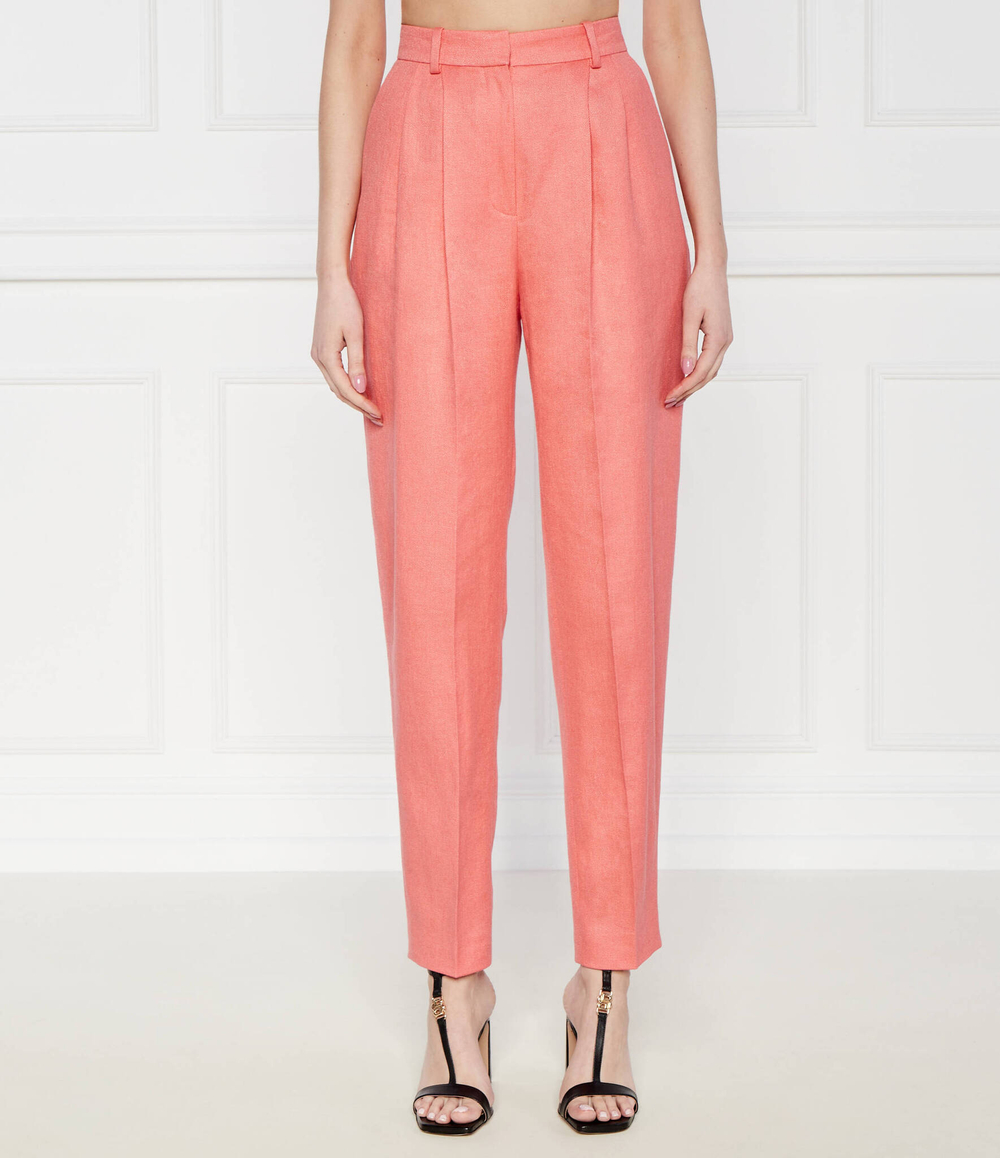 Льняное брюки Tefike BOSS BLACK - лососевый(50512869)