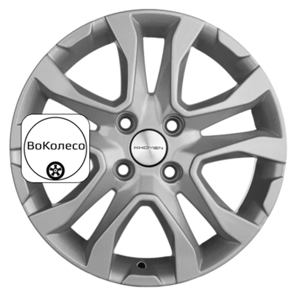 6x15/4x100 ET46 D54,1 KHW1503 (Rio/Solaris) F-Silver Khomen Wheels