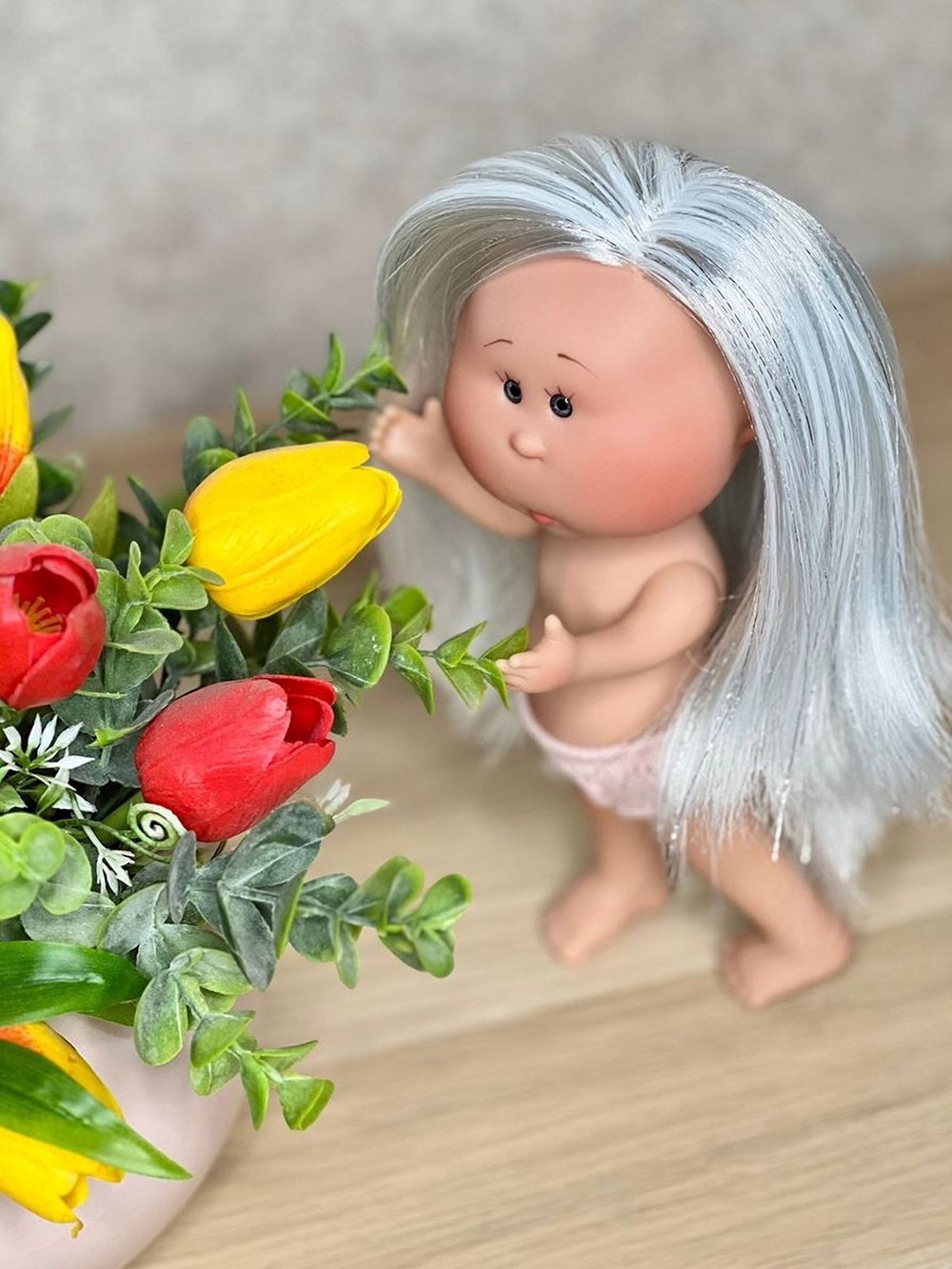 Кукла Nines виниловая 23см Little Mia без одежды (3199W16A)