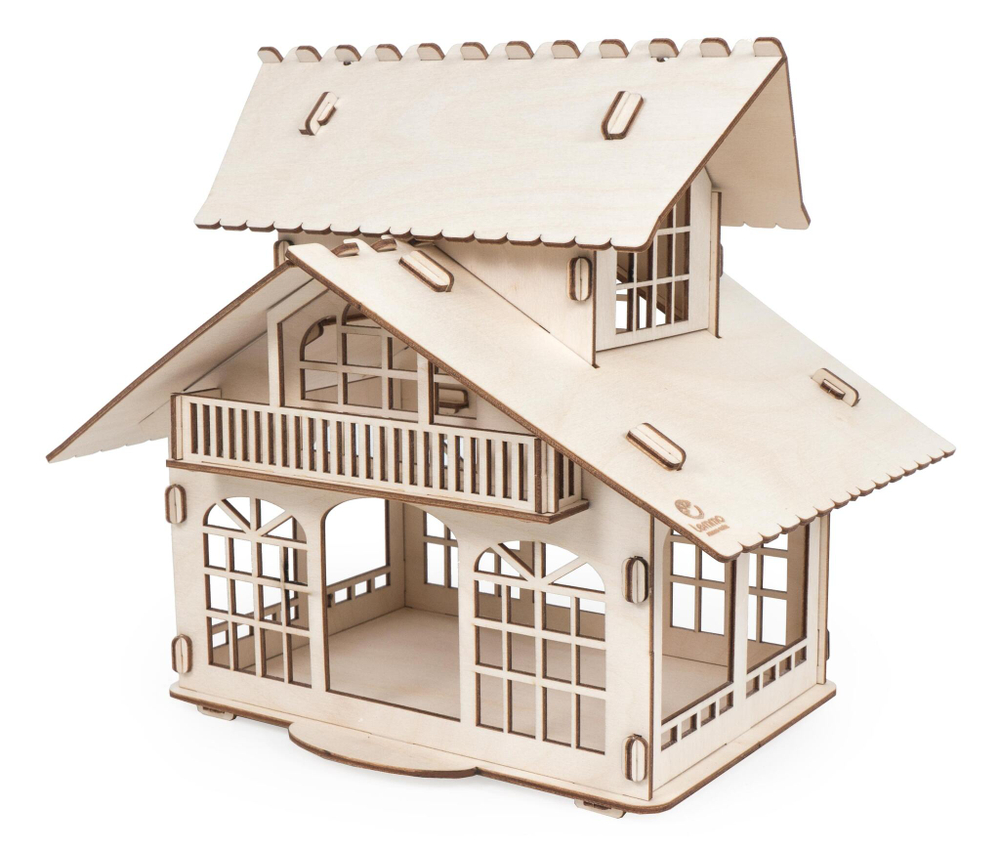 Конструктор 3D деревянный Lemmo Кормушка "РИО"