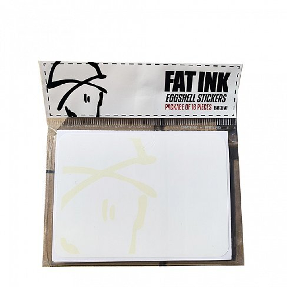 Набор стикеров FAT INK Eggshell 18шт #1