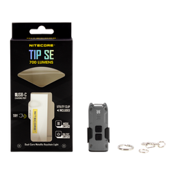 Фонарь-брелок светодиодный наключный Nitecore TIP SE GR, 700 лм., аккумулятор