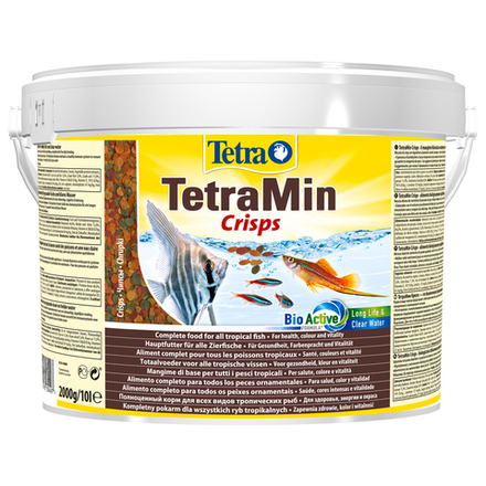 Tetra Min Crisps корм-чипсы для всех видов рыб 10 л (ведро)