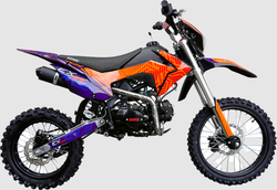 Питбайк BSE EX125 17/14 Blue Orange Ant (020)
