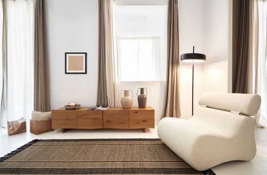 Ваза Bellabel из темно-коричневого металла 43 см