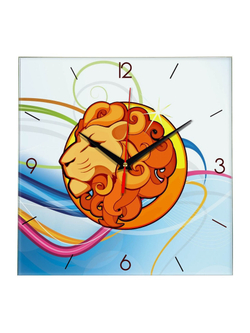 Часы настенные "Знаки зодиака" Лев