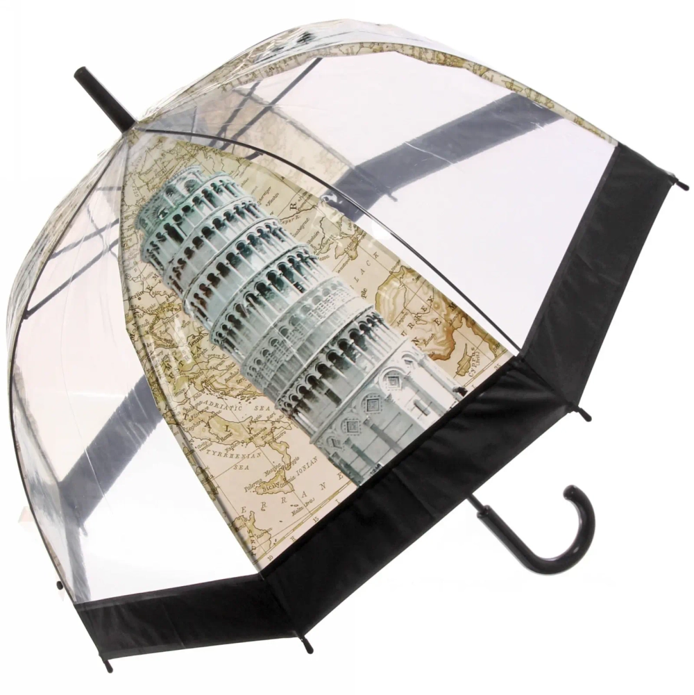 Зонт-трость женский купол «Сити», 8 спиц, микс 4 цвета, d-80см, длина в слож. виде 82см