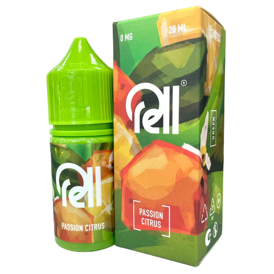 Безникотиновая жидкость для ЭСДН RELL GREEN Passion citrus (28мл, 0мг/см3)