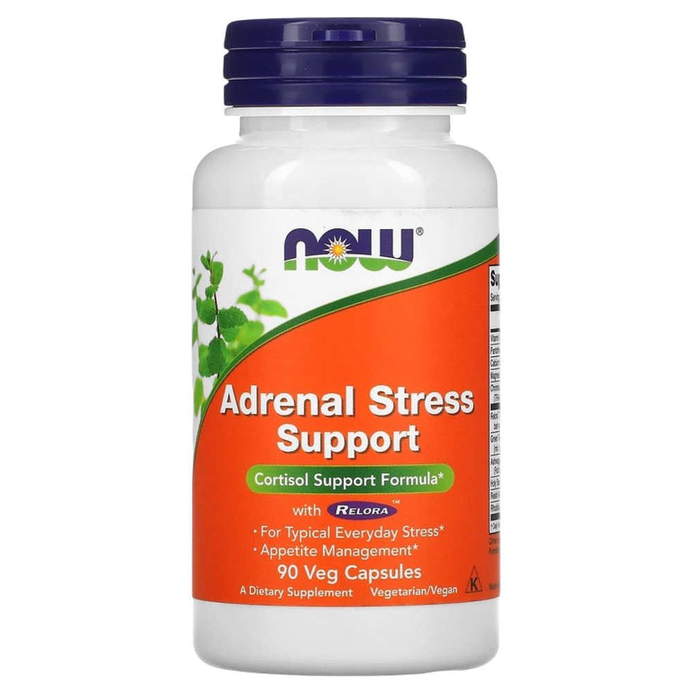 Now Foods Adrenal Stress Support 90 veg capsules, Адренал Стресс Саппорт