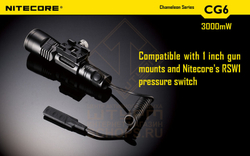 Фонарь Nitecore CG6 Green Light Hunting Kit