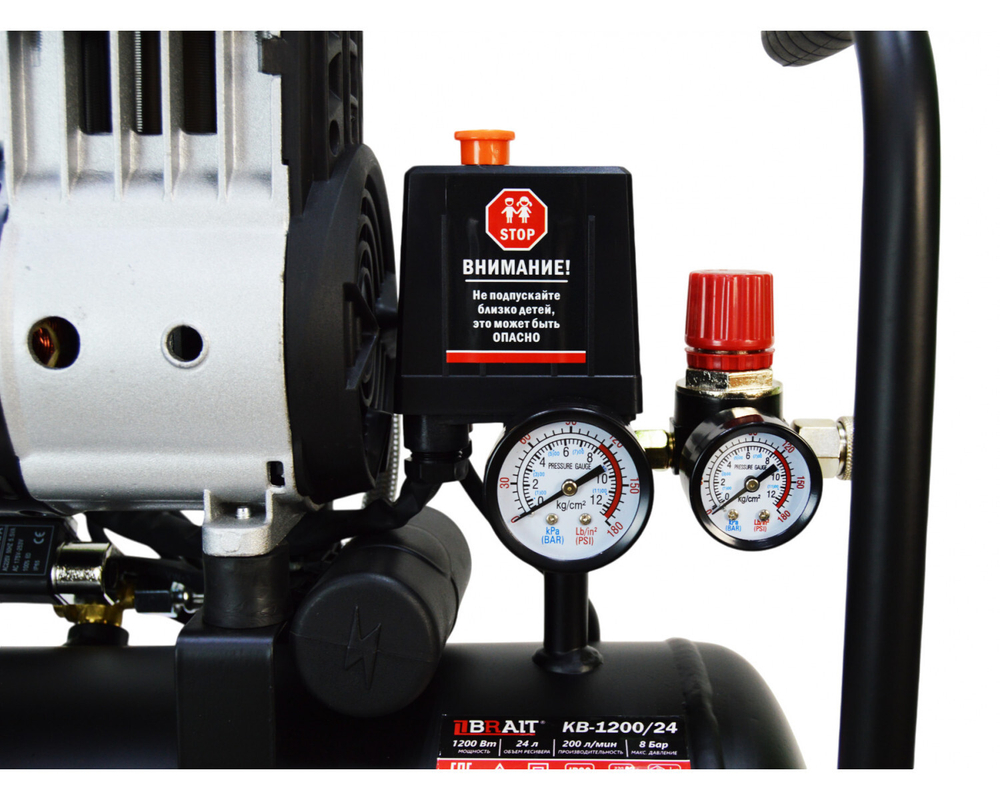 Компрессор воздушный BRAIT KB-1200/24