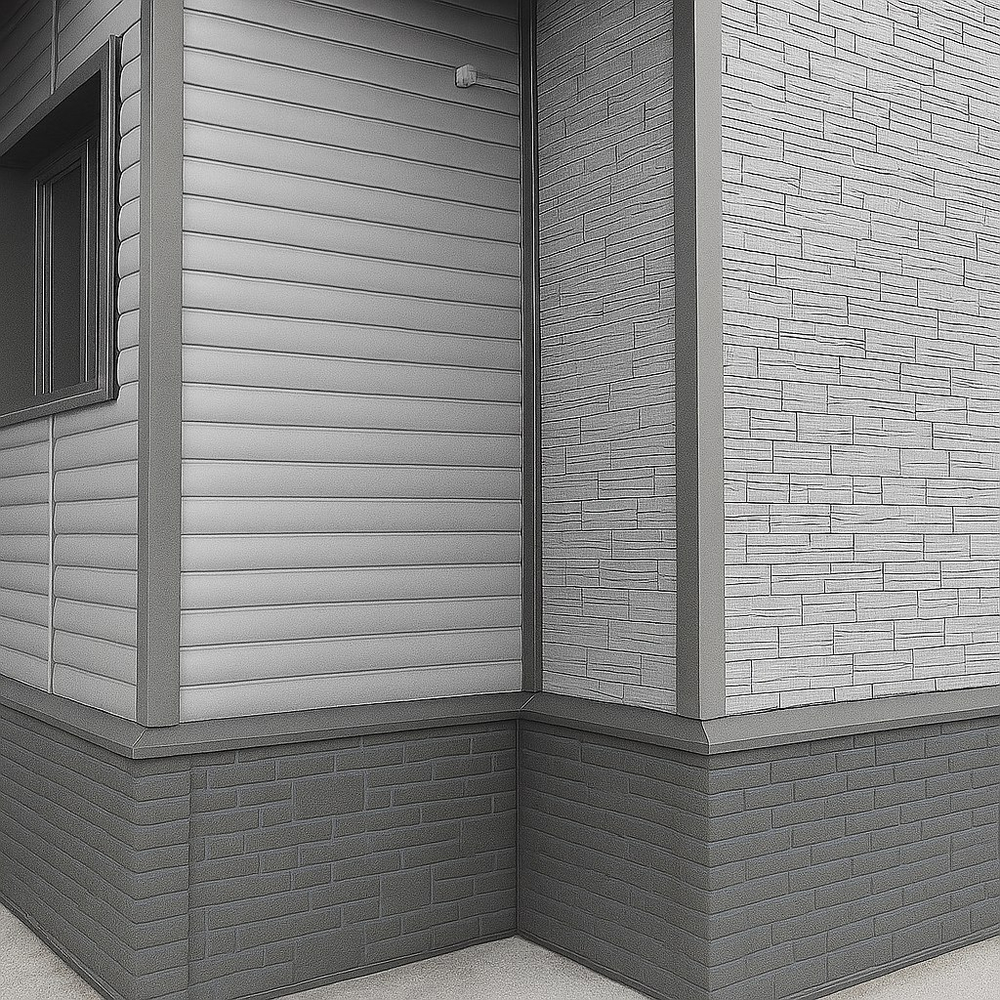 Угол внешний (наружный) 75х75мм Длина 2000мм, Оцинкованный (RAL Zn), 0,45мм, комплект 5 шт.