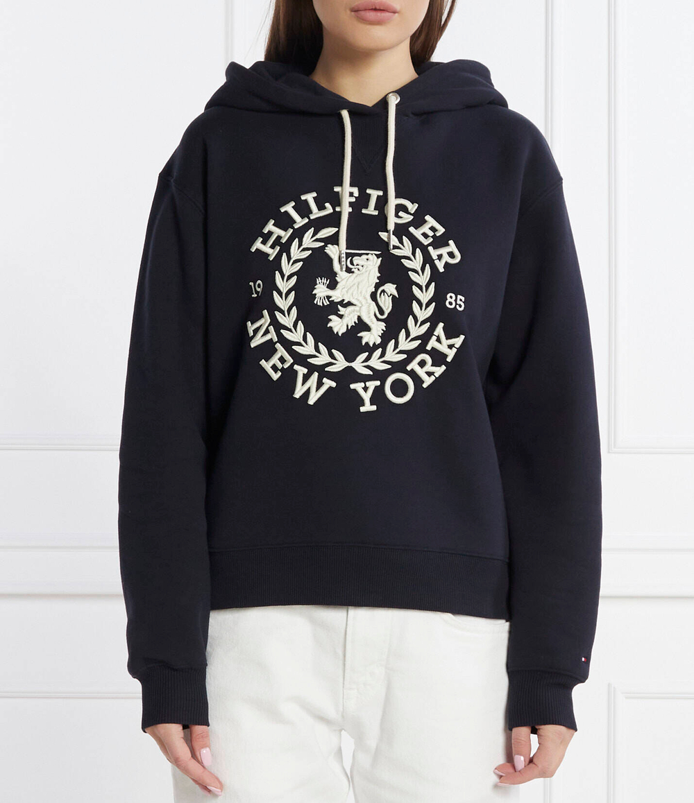 Худи CREST HOODIE Tommy Hilfiger - темно-синий(WW0WW40577)