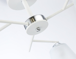 Светильник подвесной TR303202/3 WH/CH/FR белый/хром/белый матовый E27*3 max 60W D550*260
