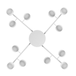 8235/12C LN Люстра GX53 12*10Вт 220В IP20 COMFI