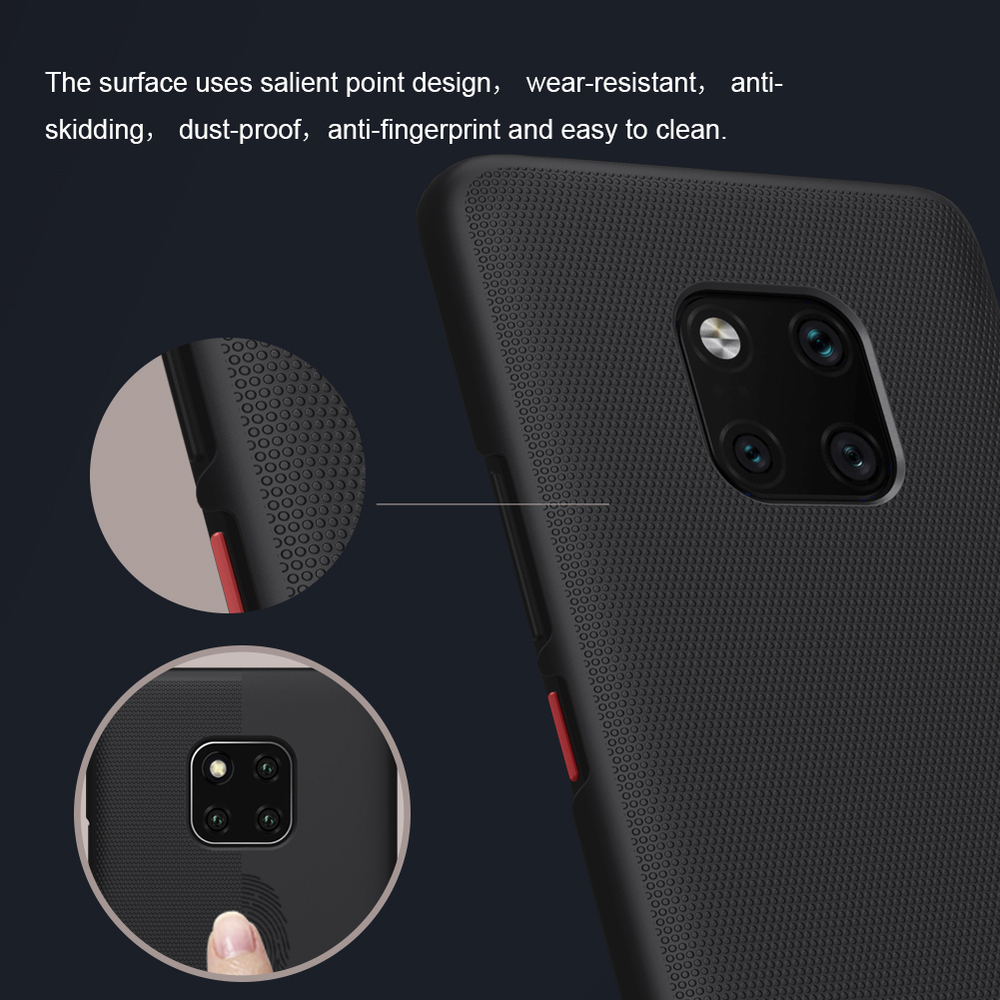 Тонкий жесткий чехол от Nillkin для Huawei Mate 20 Pro, серия Super Frosted Shield