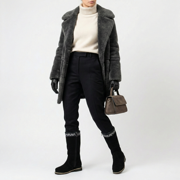 Унты женские из замши