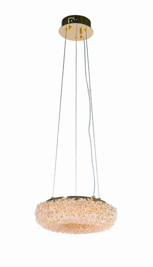 2815E/20W GOLD+CLEAR (1) Люстра NW