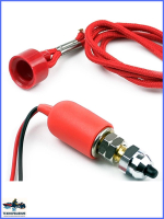 Аварийный шнур-выключатель, красный корпус, нормально разомкнут/ Выключатель экстренной остановки