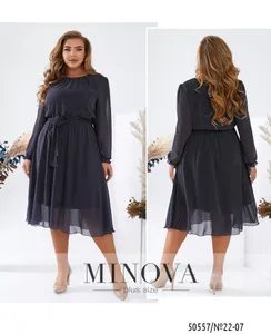 Платье 22-07-Синий Minova