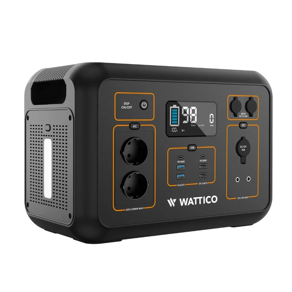 Портативная электростанция Wattico Home 2200 PRO, 2200 Вт