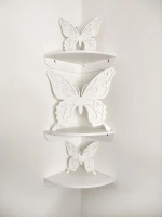 Комплект угловых полок. 2 штуки 25*25 см