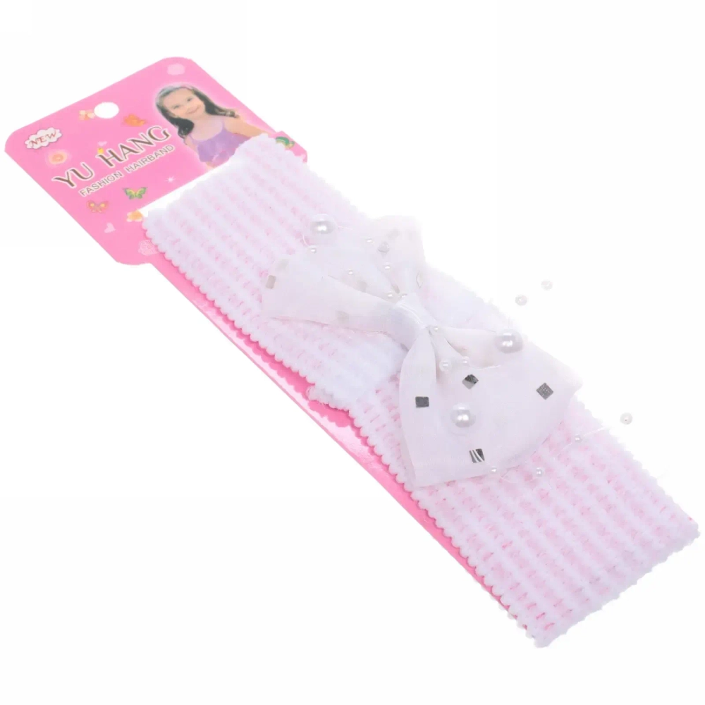 Повязка на голову детская на блистере «Little Krasa - Эшли», 6 цветов, 3,5*17 см