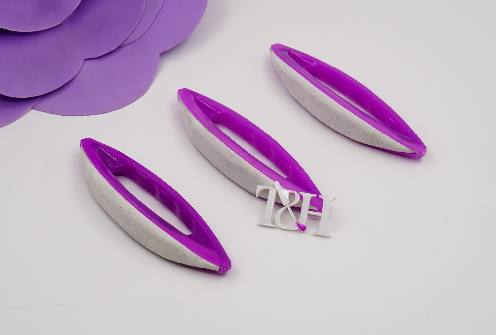 Блок полировочный из телячьей кожи фиолетовый