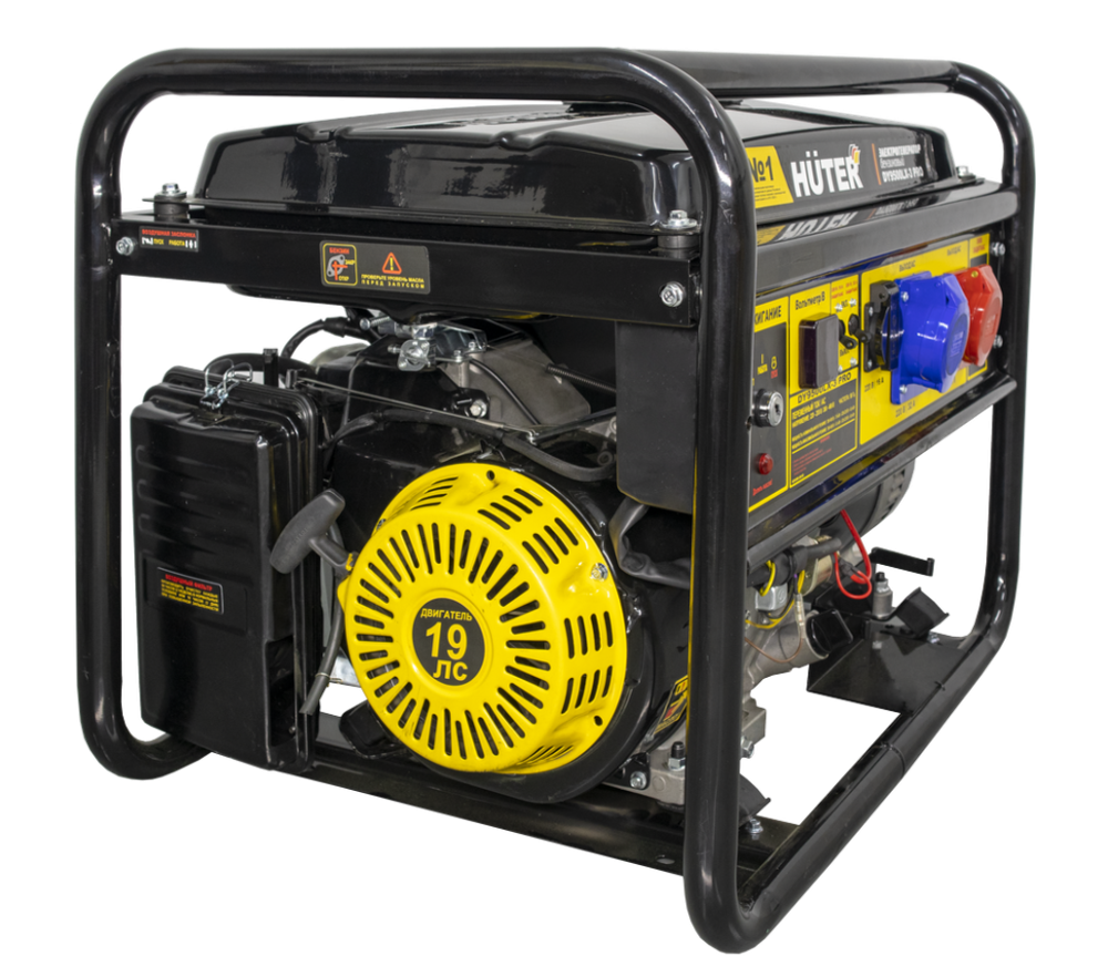 Электрогенератор Huter DY9500LX-3 PRO - [7,8 кВт / 380V] трехфазный
