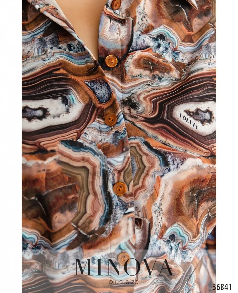 Платье 3133-В-коричневый Minova