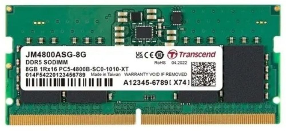 Оперативная память Transcend JetRam JM4800ASG-8G 8 Гб
