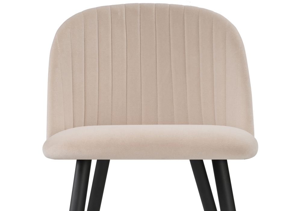 Стул на металлокаркасе Gabi beige / black / gold