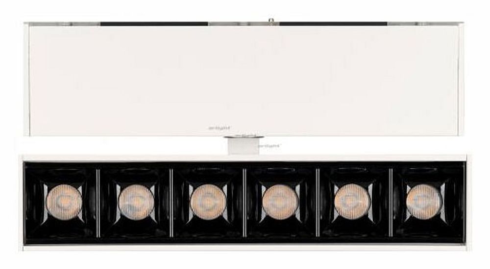 Светильник на штанге Arlight MAG-LASER-FOLD-45-S160-6W Day4000 (WH, 15 deg, 24V) 026969