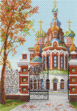 "Спас- на-крови"-1633 канва с рисунком