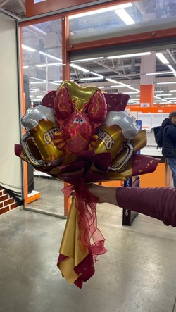 Мужской крафтовый букет