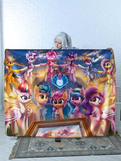 Плед Пони арт. 117 (флис), 150х130 и 200х140 см