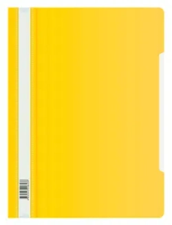 Папка-скоросшиватель арт. 346235-PSL20yel, A4, пластик, жёлтый, 20 шт\уп