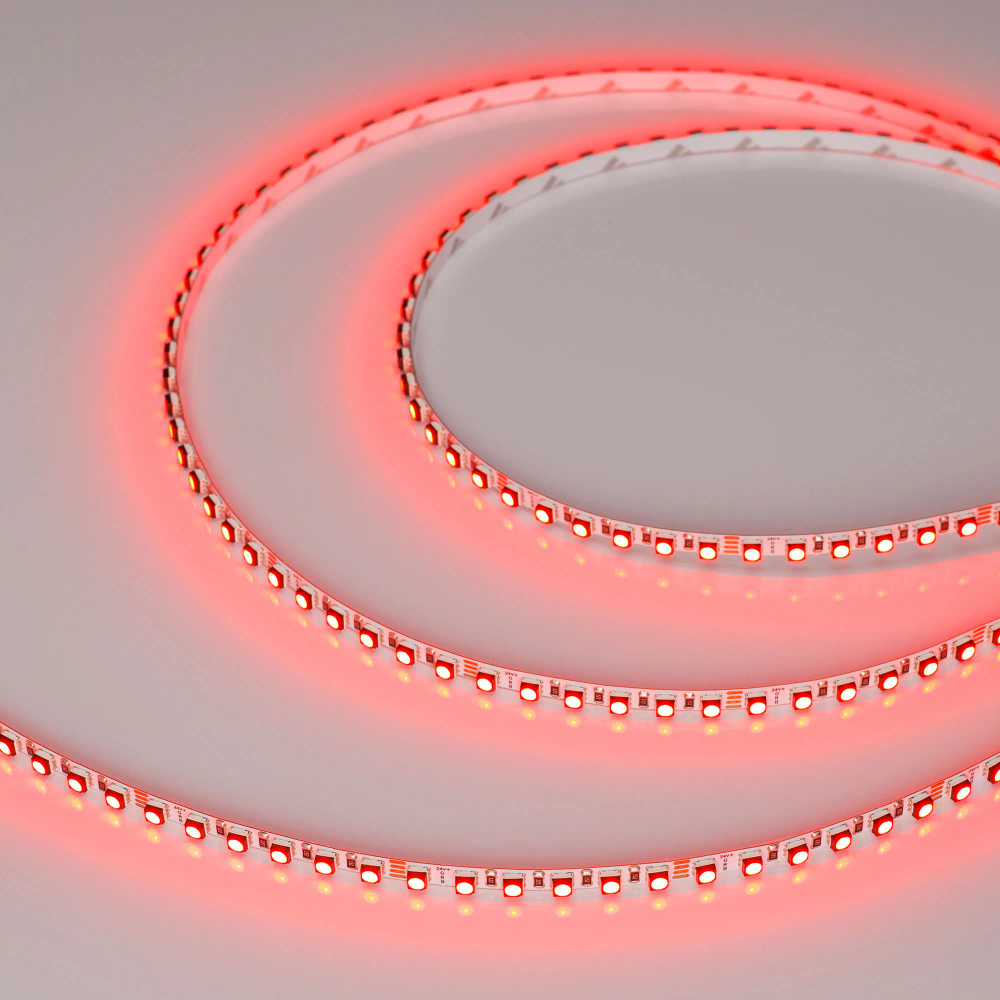 Светодиодная лента MINI-F120-5mm 24V RGB (8 W/m, IP20, 3535, 5m) (Arlight, узкая) 025707(2)