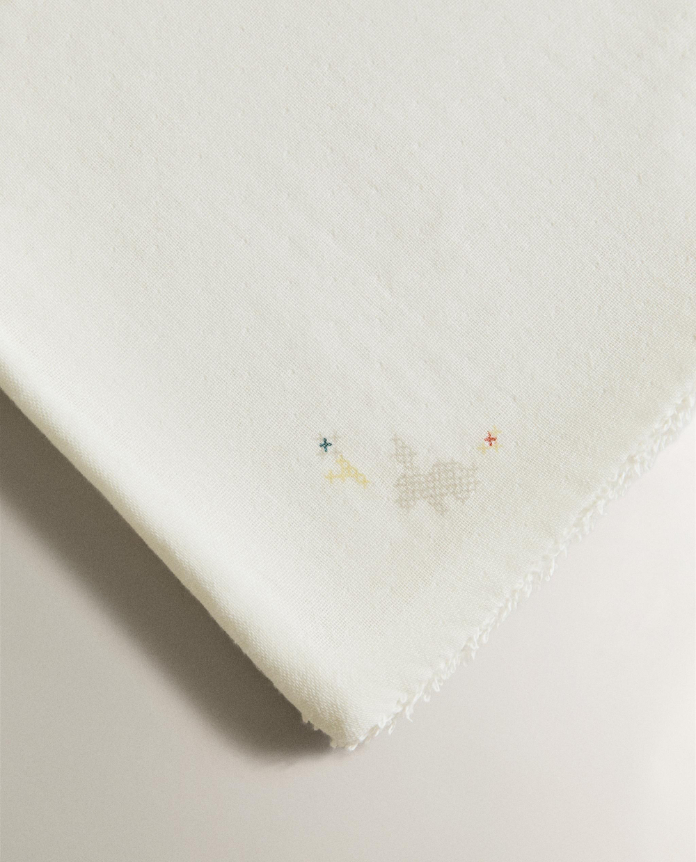 Zara Home Полотенце для лица и рук из хлопка, экрю, 90x50 см · 5673/013