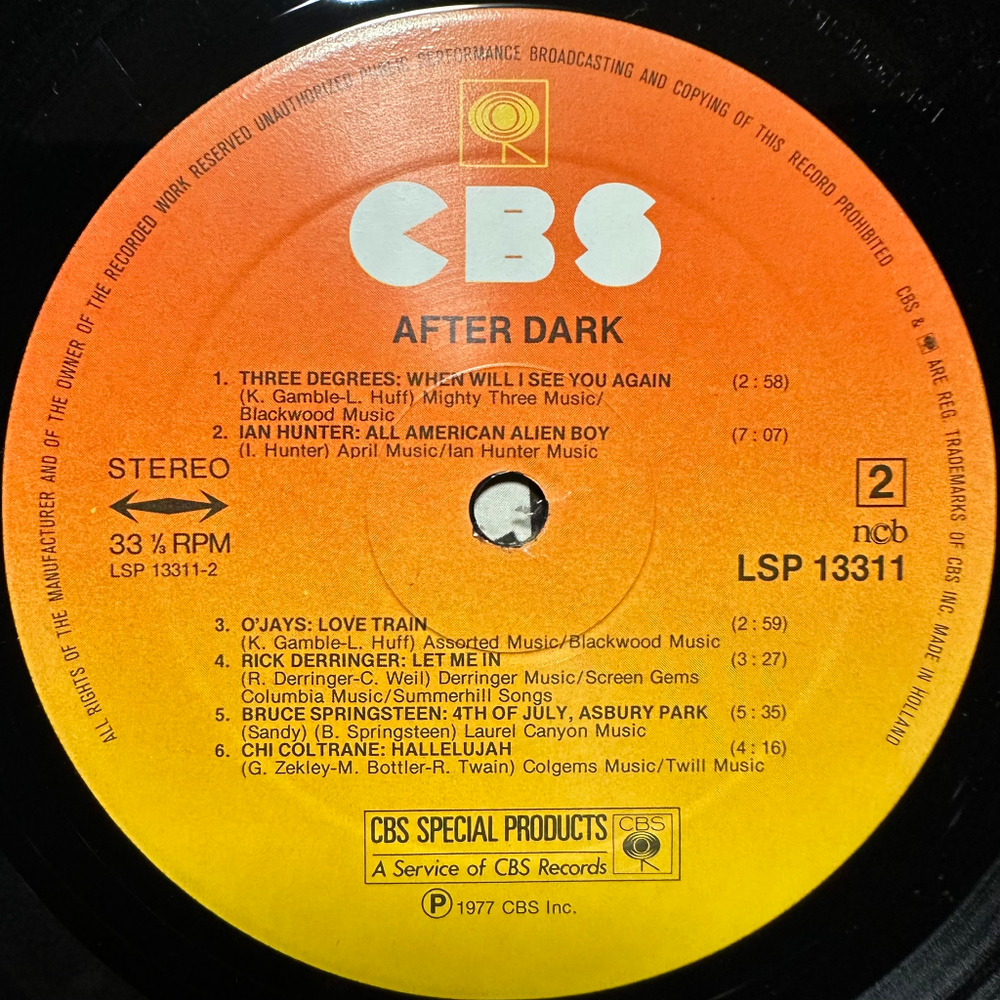 Сборник After Dark (Голландия 1977г.)