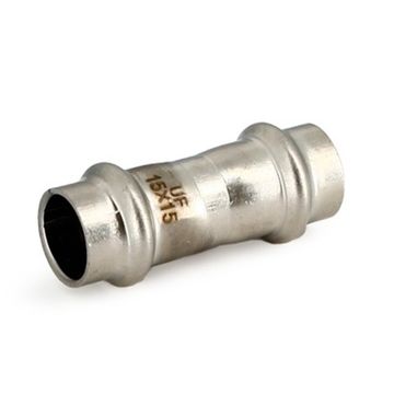 Муфта пресс Uni-Fitt 28 мм равнопроходная из нержавеющей стали 770S4400