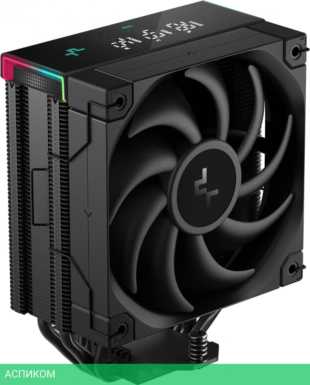 Кулер для процессора DeepCool AK400 Digital Pro черный (R-AK400-BKAPMN-G)