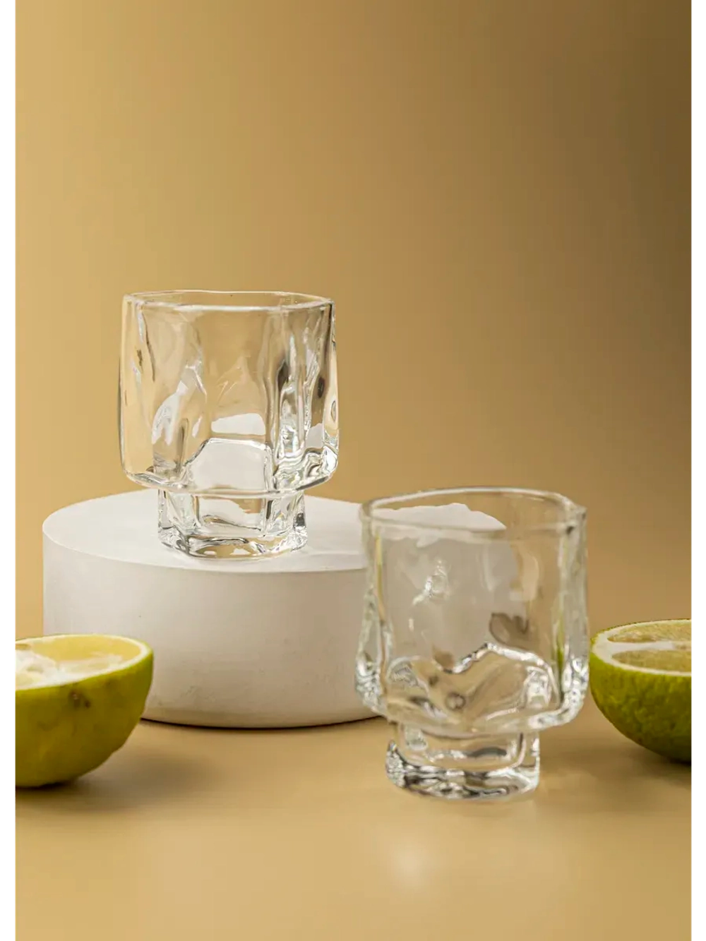 Набор изогнутых шотов для виски, 60 мл, 6 шт. прозрачные