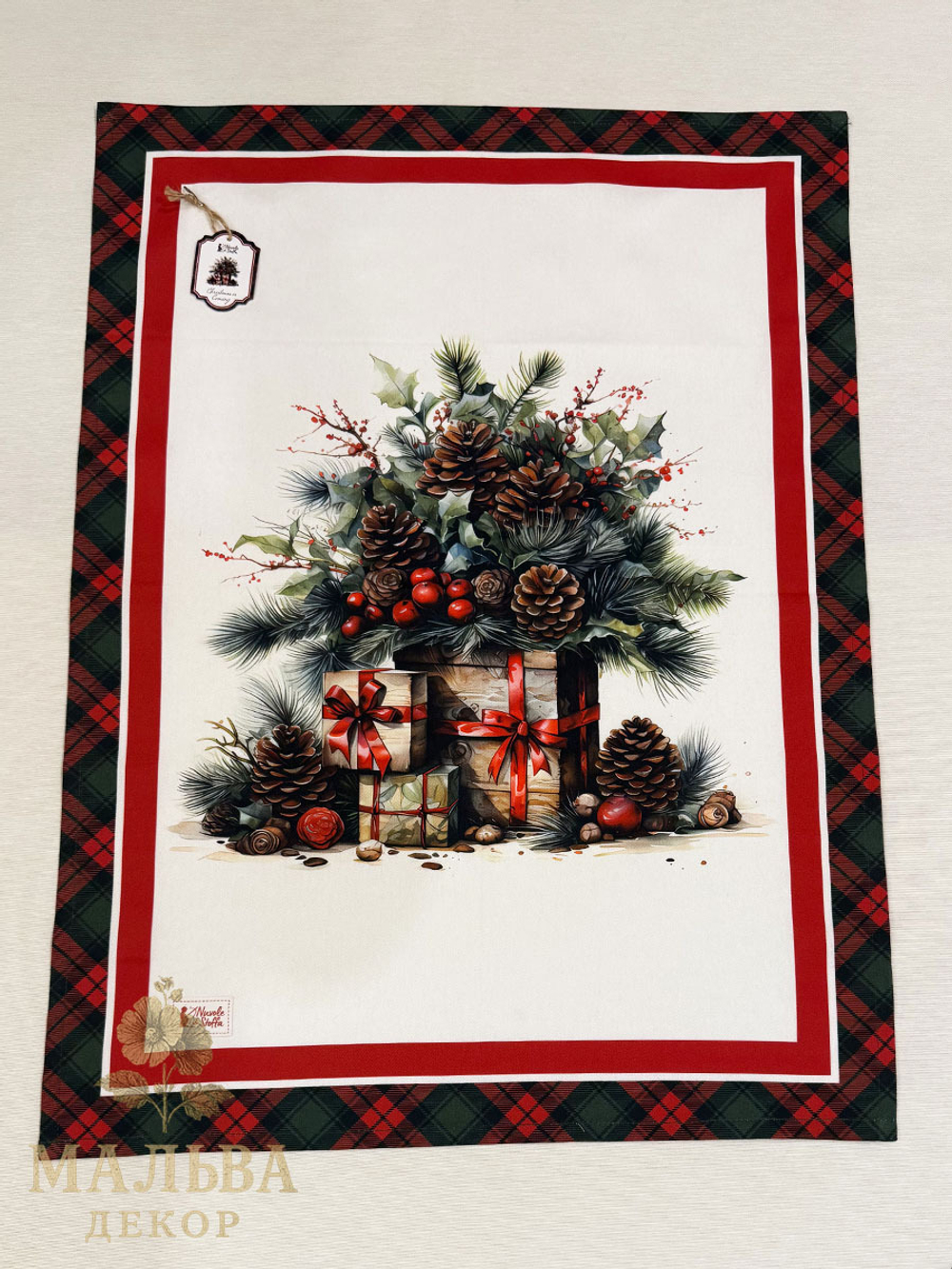 Кухонное полотенце "Приближение Рождества" 50x70см