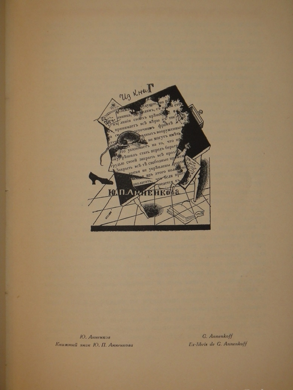 "Книжные знаки русских художников". Под редакцией Д.И.Митрохина, П.И.Нерадовского, А.К.Соколовского. 1922г.